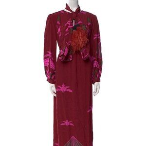 Johanna Ortiz Silk Long Evening Gown - Size 0